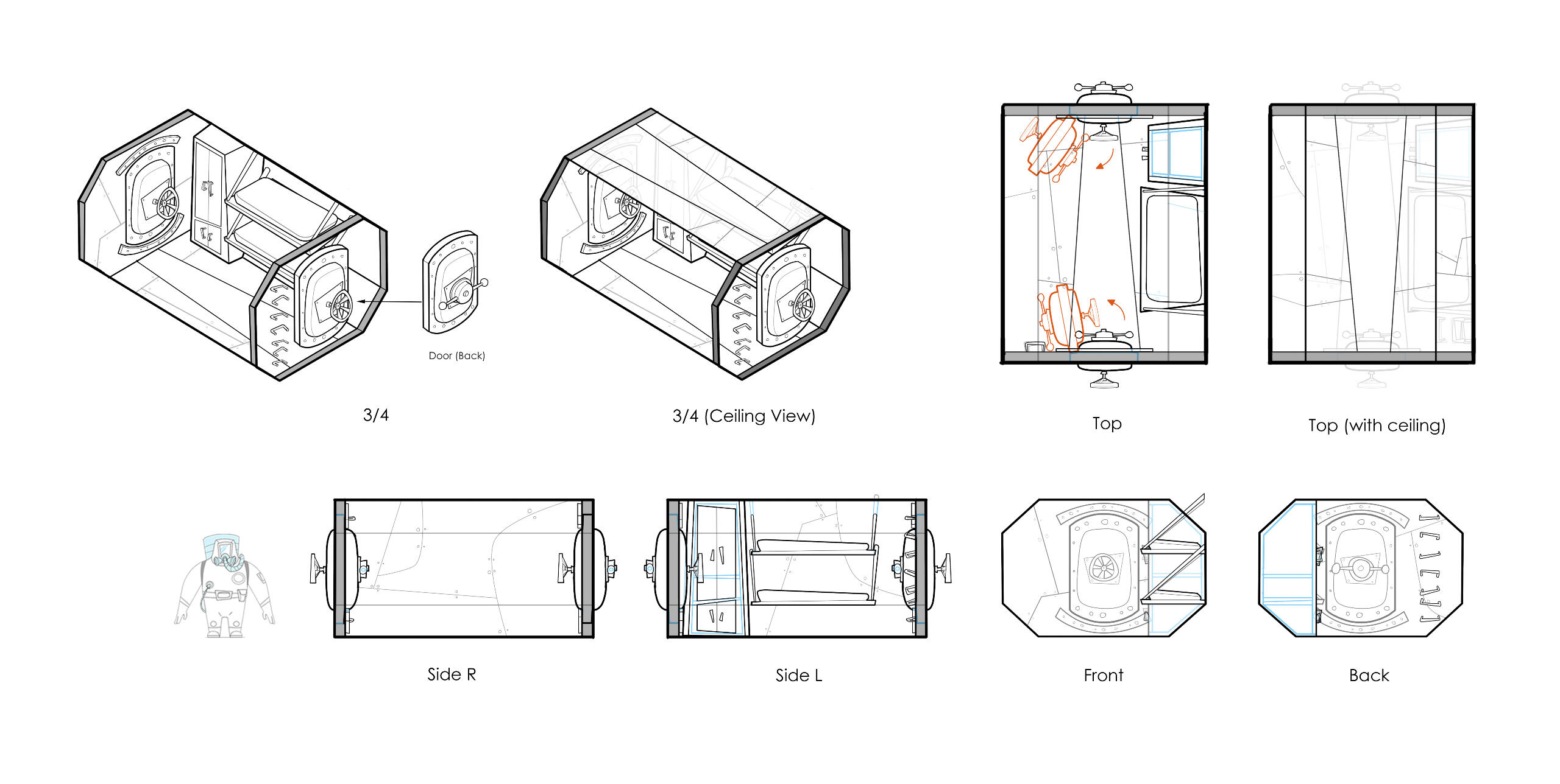 King Julian - Set Design (Submarine Interior) King Julian - Set Design (Submarine Interior)