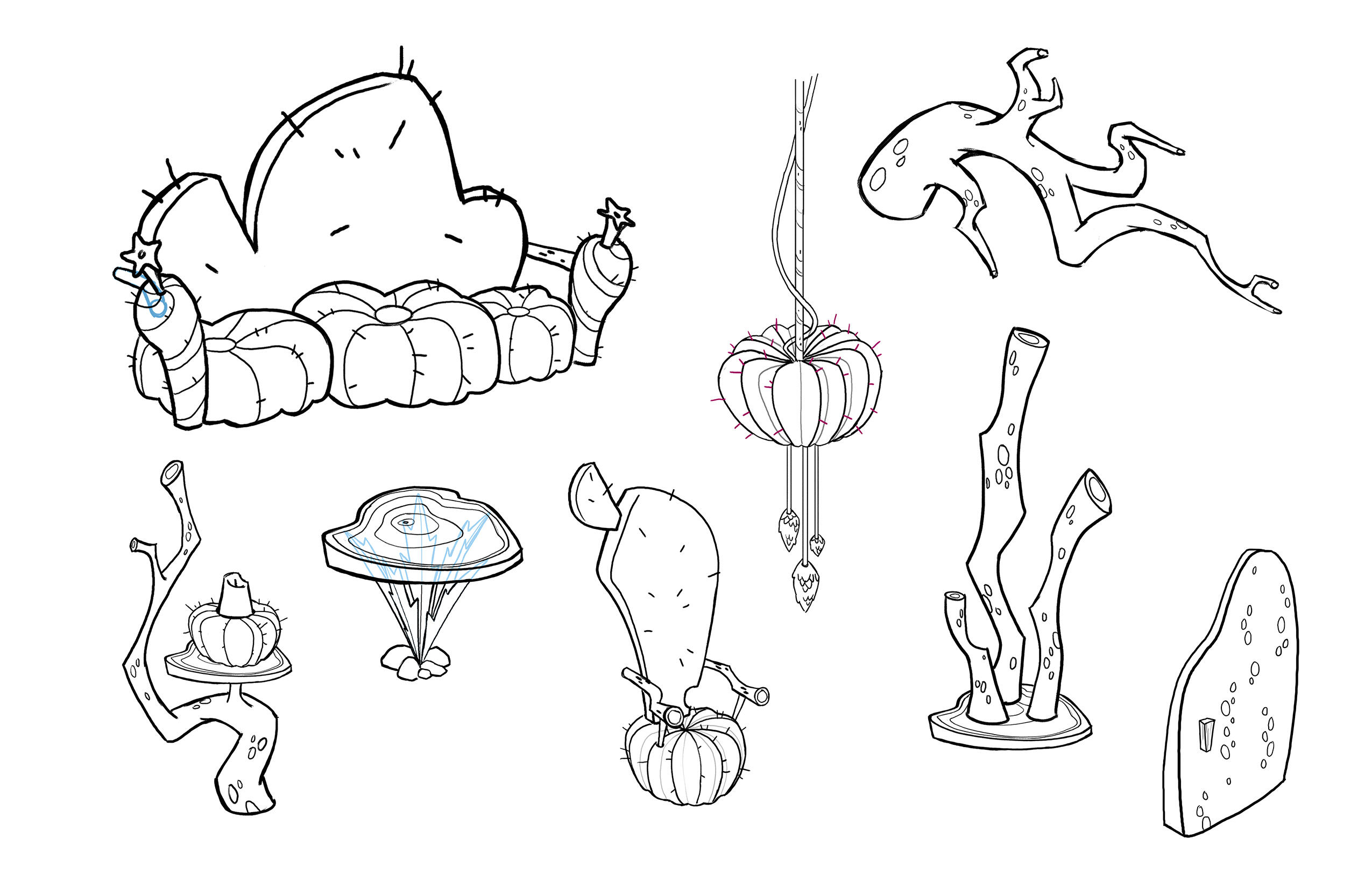 King Julian - Set Design (Cactus House Interior) King Julian - Set Design (Cactus House Interior)