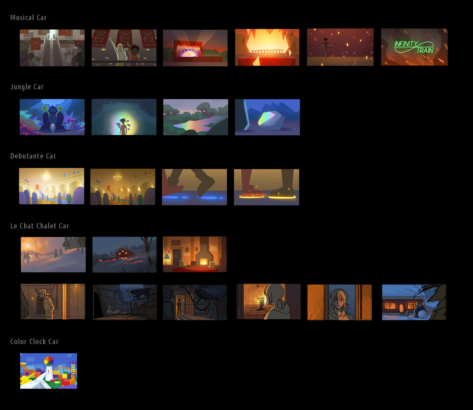 Infinity Train - Color Keys Infinity Train - Color Keys